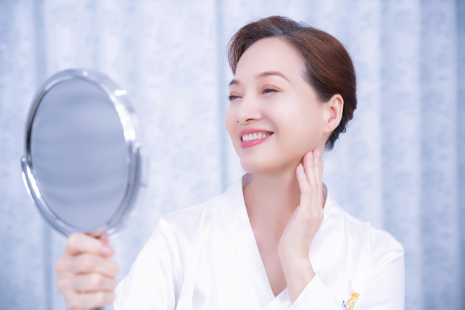 Lê Khanh, Hồng Diễm làm đẹp tại Hệ thống Thẩm mỹ viện Ngọc Dung