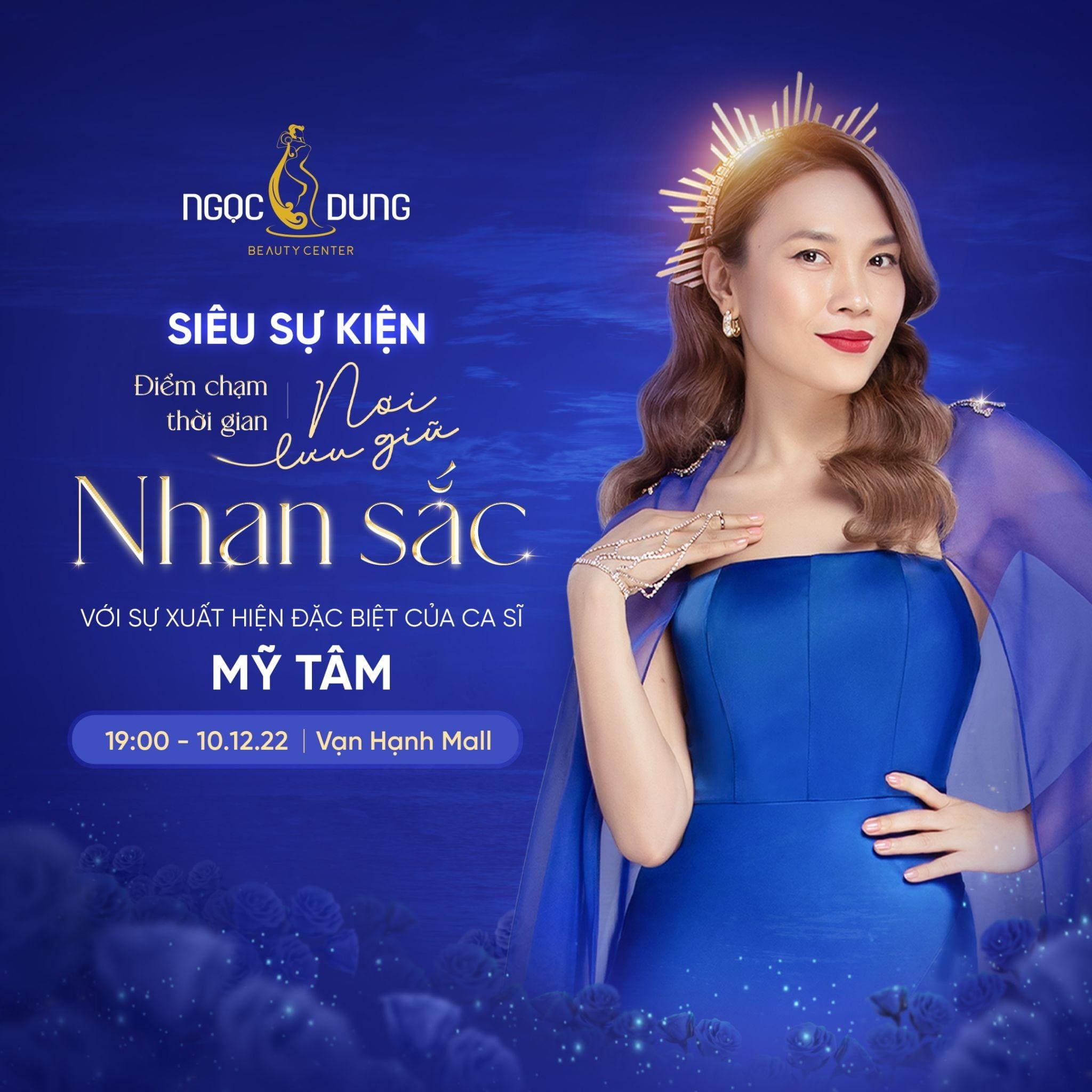 Mỹ Tâm sẽ xuất hiện tại đêm live concert đêm ngày 10/12 tại Vạn Hạnh Mall