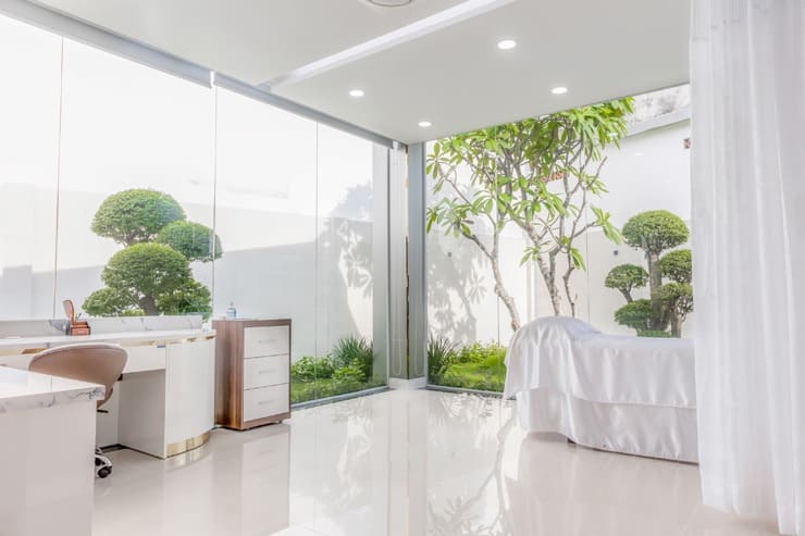 Không gian làm đẹp sang trọng đề cao sự riêng tư của khách hàng