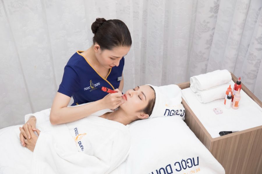Các dịch vụ phun xăm địa chỉ thẩm mỹ viện Ngọc Dung quận 1