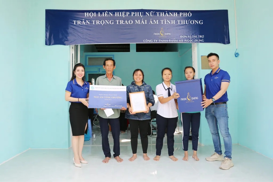 TMV Ngọc Dung ủng hộ xây dựng mái ấm tình thương cho hộ dân ở Cần Giờ