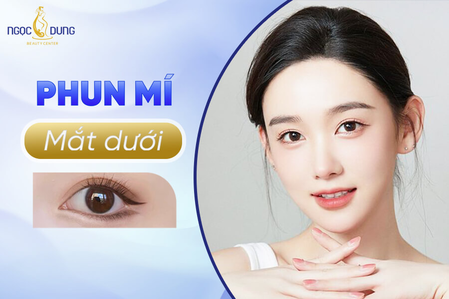 Phun mí dưới bao nhiêu tiền? Xăm mí mắt dưới có già không?