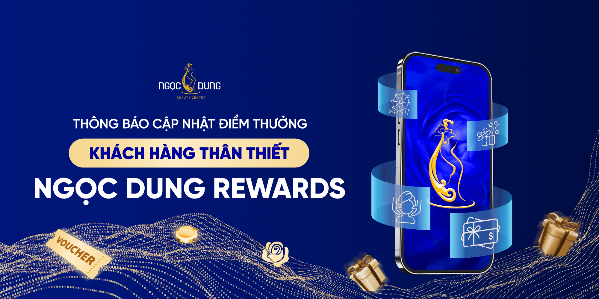 Thông báo cập nhật điểm thưởng khách hàng thân thiết Ngọc Dung Rewards 2024