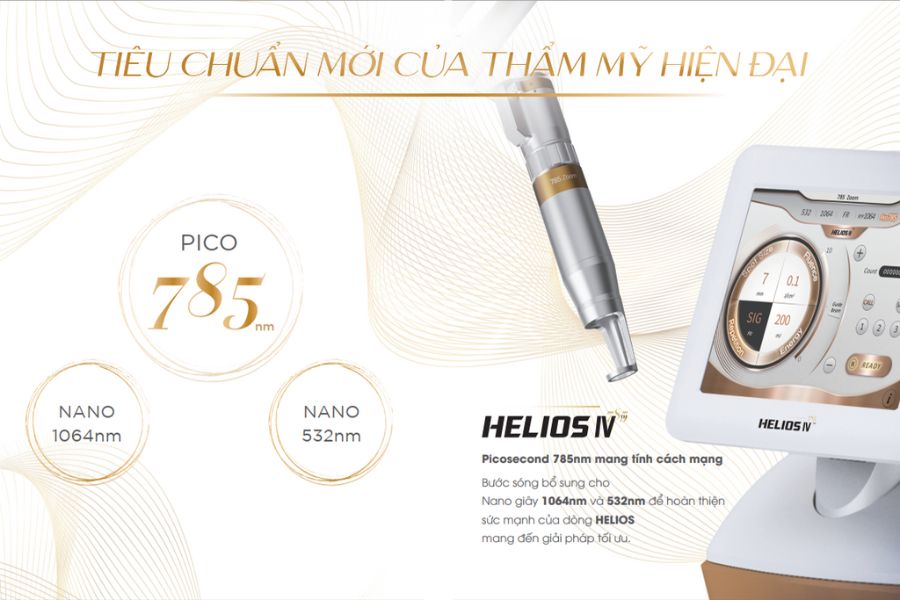 Helios IV 785 là công nghệ laser thế hệ mới sở hữu nhiều ưu điểm vượt trội