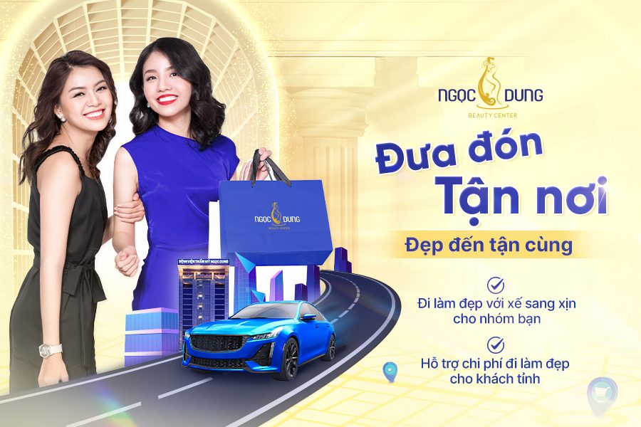 Thoải mái di chuyển, làm đẹp sang xịn với Chiến Dịch: “ Đưa đón tận nơi, đẹp đến tận cùng”