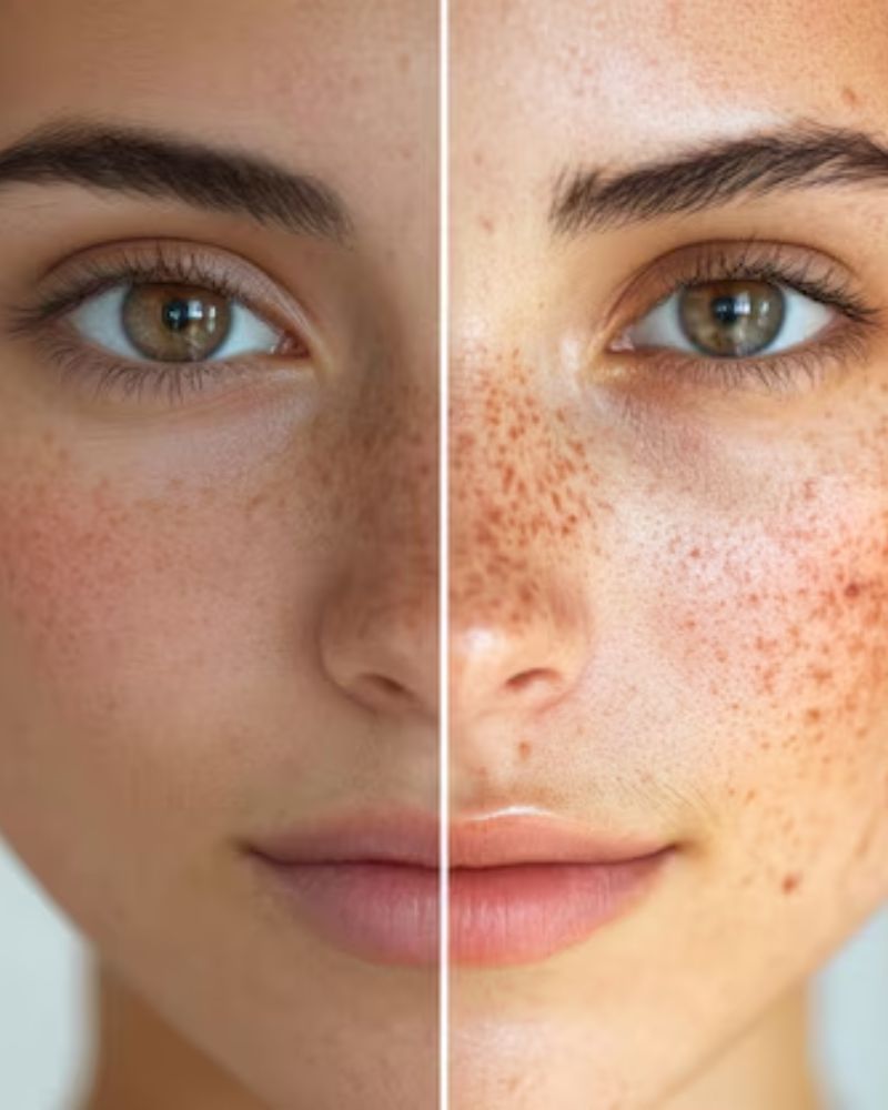 Kết quả điều trị tàn nhang