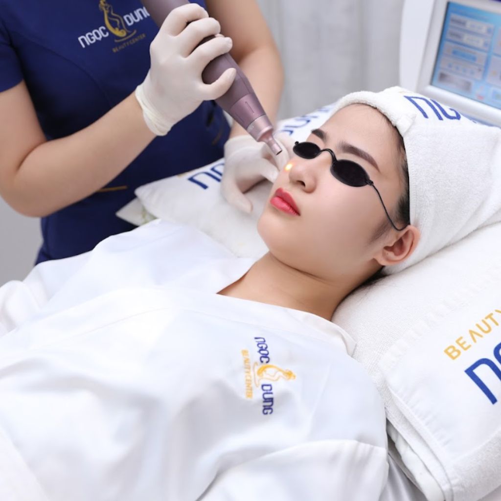 Ưu điểm vượt trội của dịch vụ trị nám cánh bướm tại TMV Ngọc Dung