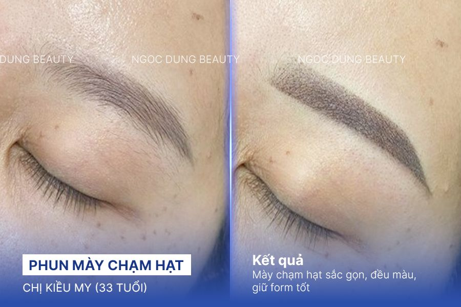 Chị Kiều My (33 tuổi) - Phun Mày Chạm Hạt