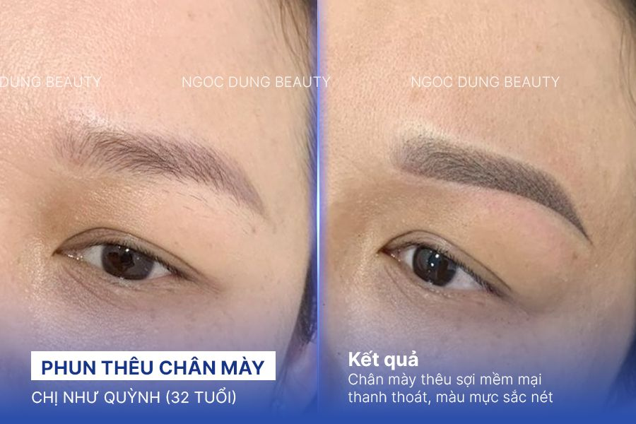 Phun thêu chân mày – 60 phút – Mày sắc nét tinh xảo