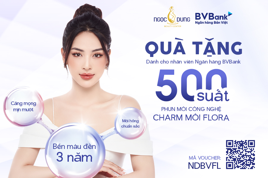 Charm Môi Flora miễn phí – Quà tặng đặc quyền dành cho CBNV BVBank và Timo từ Ngọc Dung
