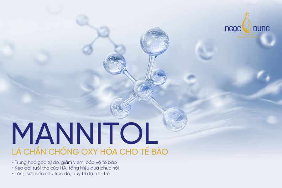 Mannitol giúp tăng độ bền vững của cấu trúc da